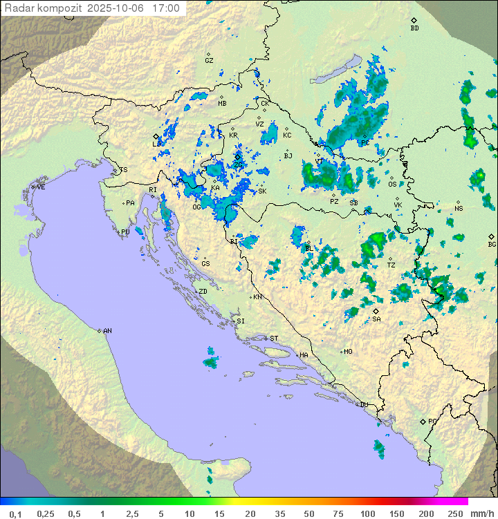 Padavine Hrvaška