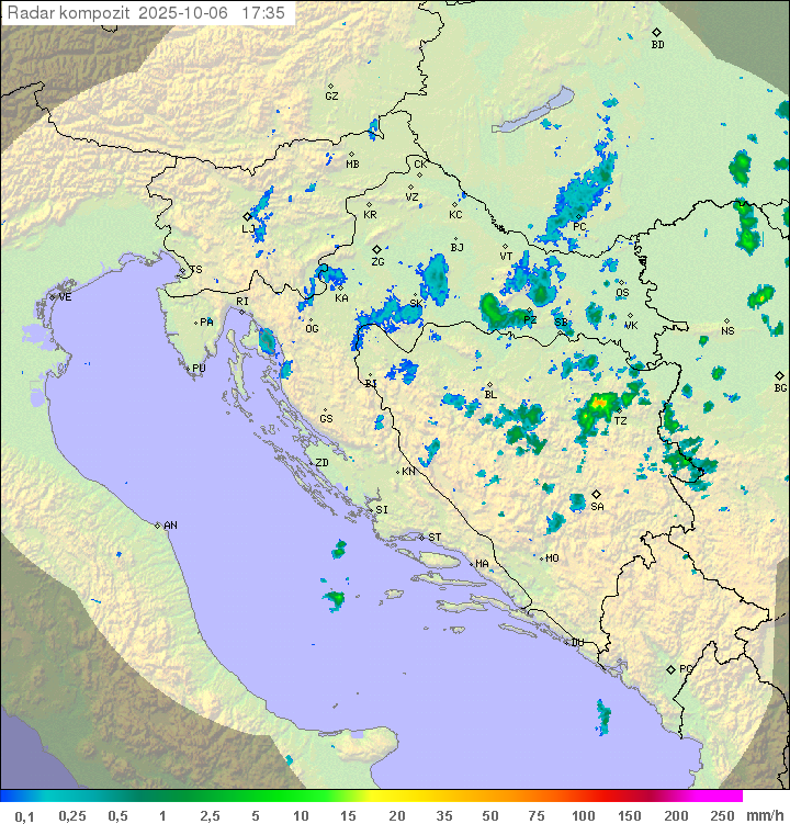 Padavine Hrvaška