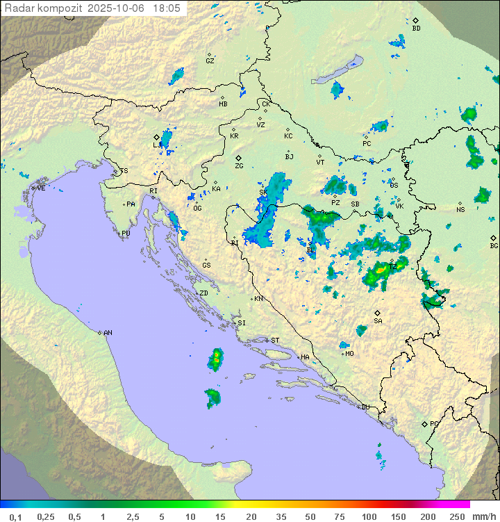 Padavine Hrvaška