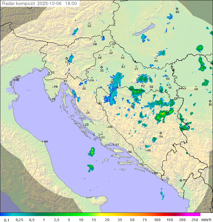 Padavine Hrvaška
