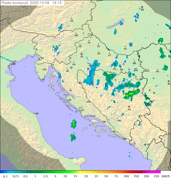 Padavine Hrvaška
