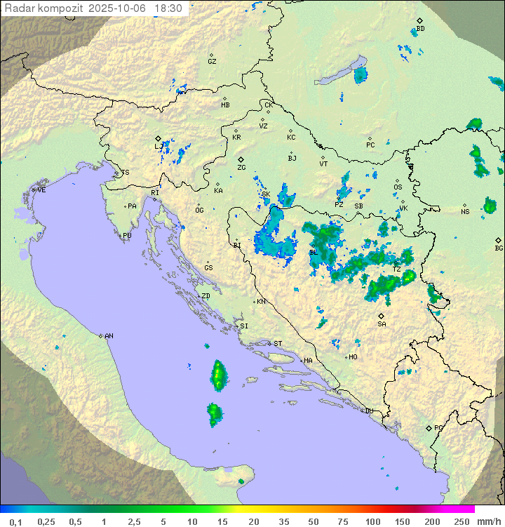 Padavine Hrvaška