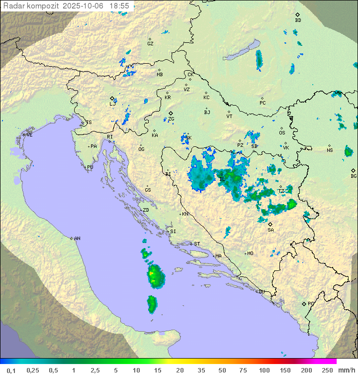 Padavine Hrvaška