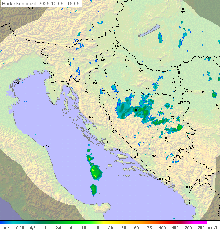 Padavine Hrvaška