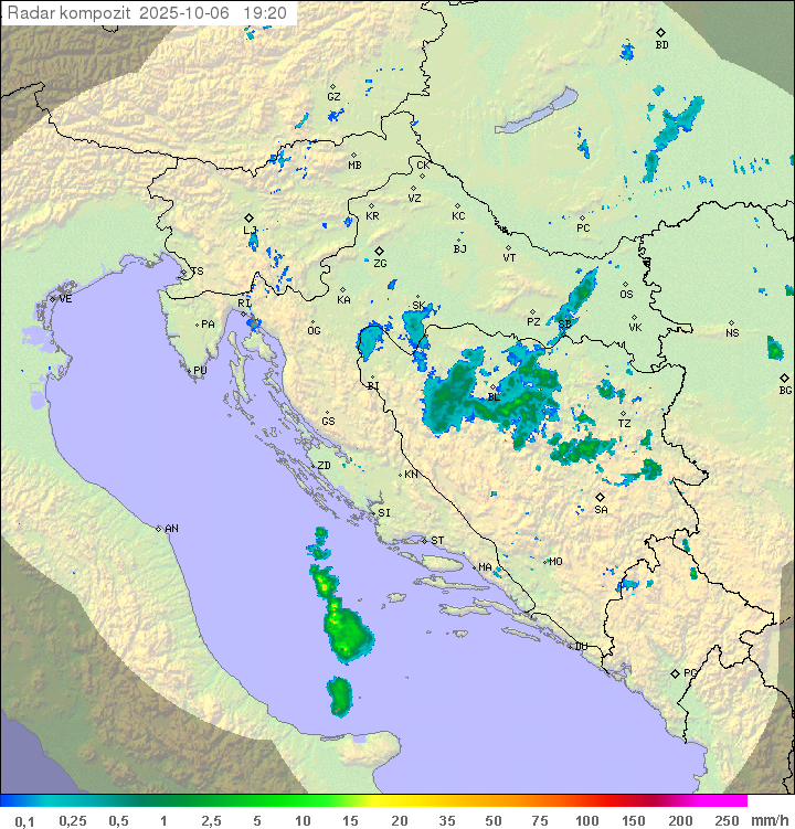 Padavine Hrvaška