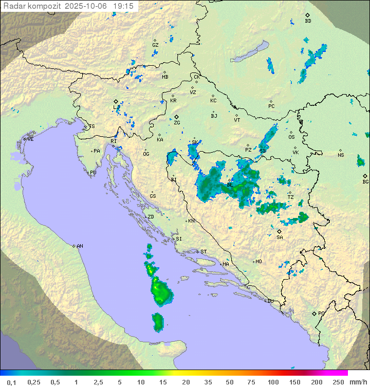 Padavine Hrvaška