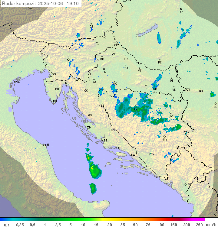 Padavine Hrvaška