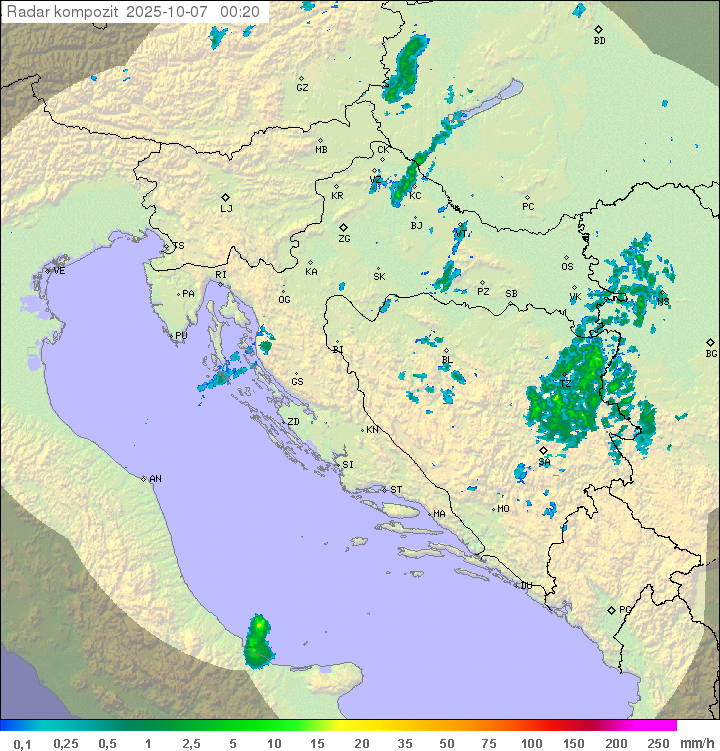 Padavine Hrvaška