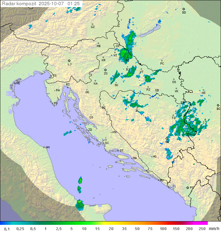 Padavine Hrvaška