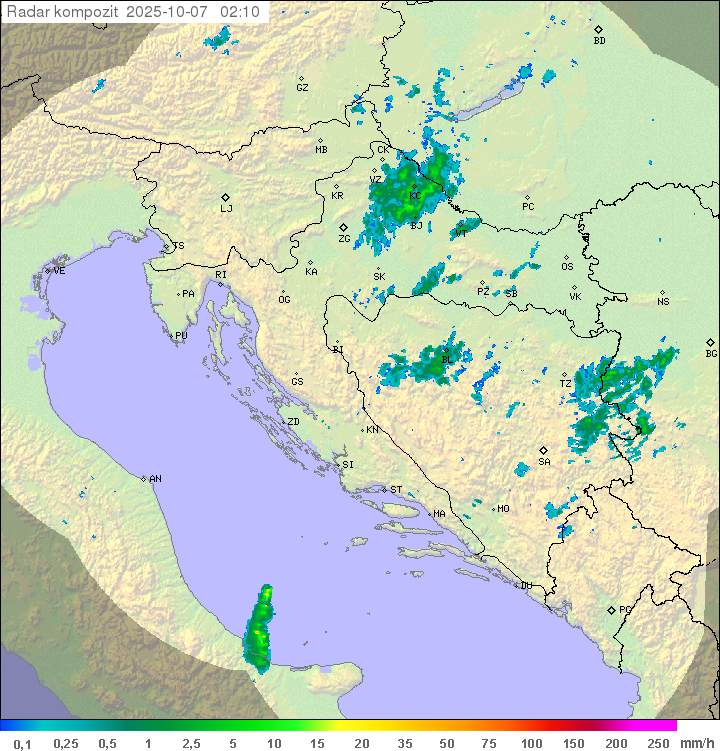 Padavine Hrvaška
