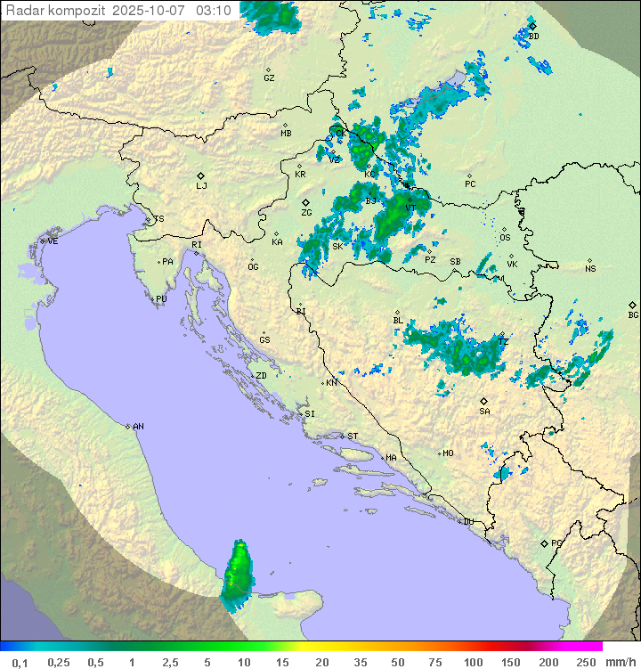 Padavine Hrvaška