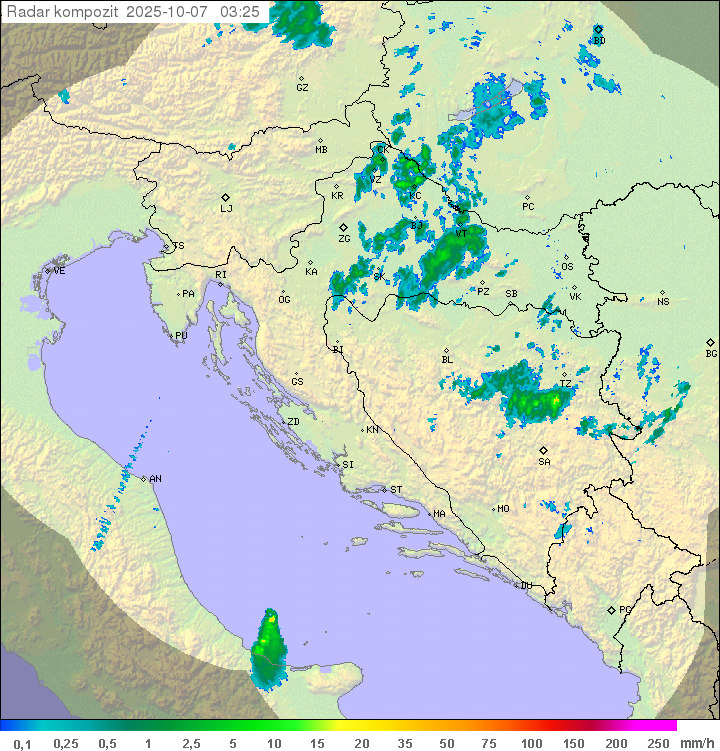 Padavine Hrvaška