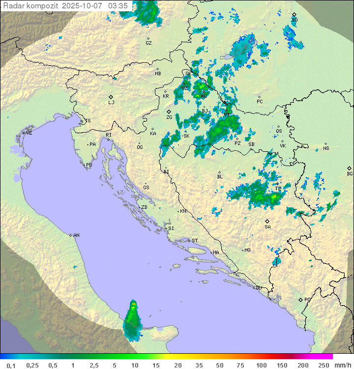 Padavine Hrvaška