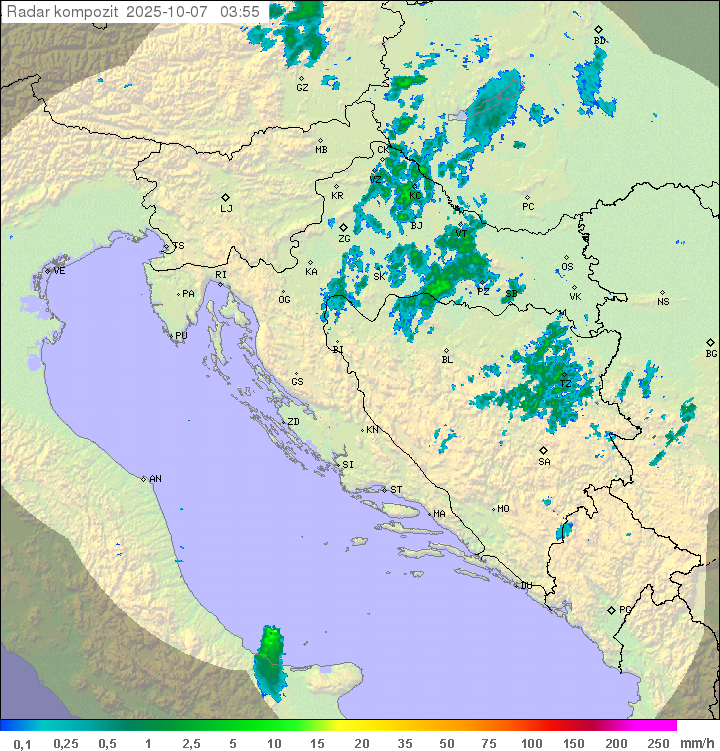 Padavine Hrvaška