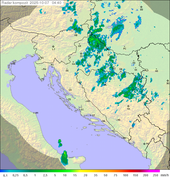 Padavine Hrvaška