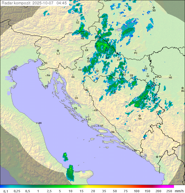 Padavine Hrvaška