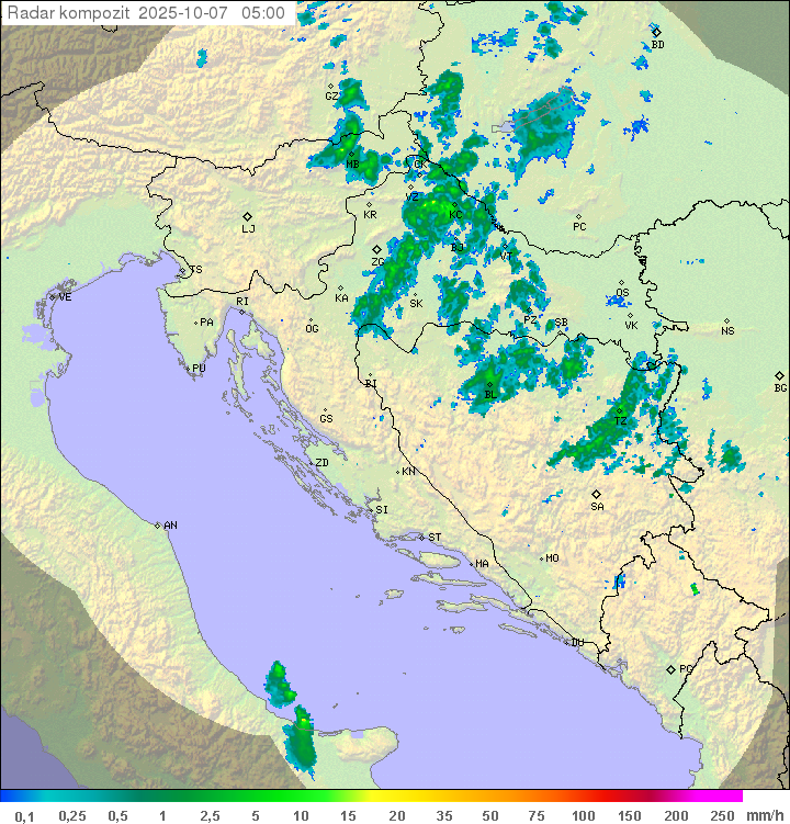 Padavine Hrvaška