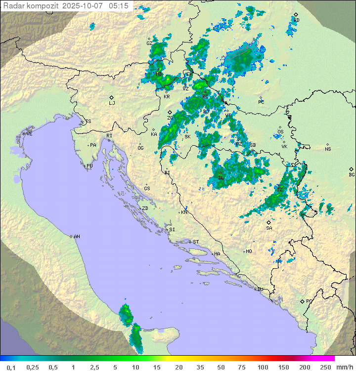 Padavine Hrvaška