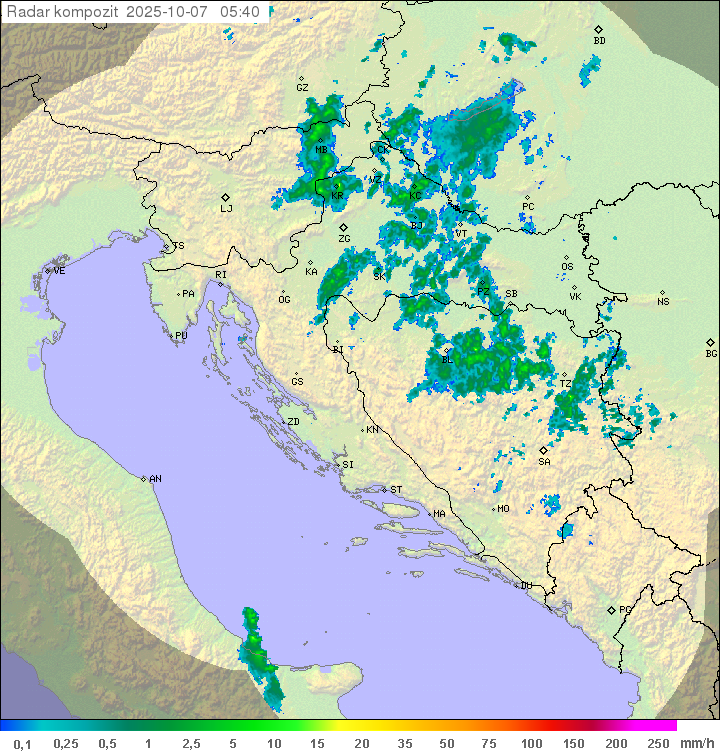 Padavine Hrvaška