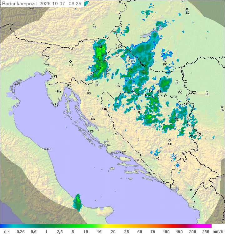 Padavine Hrvaška