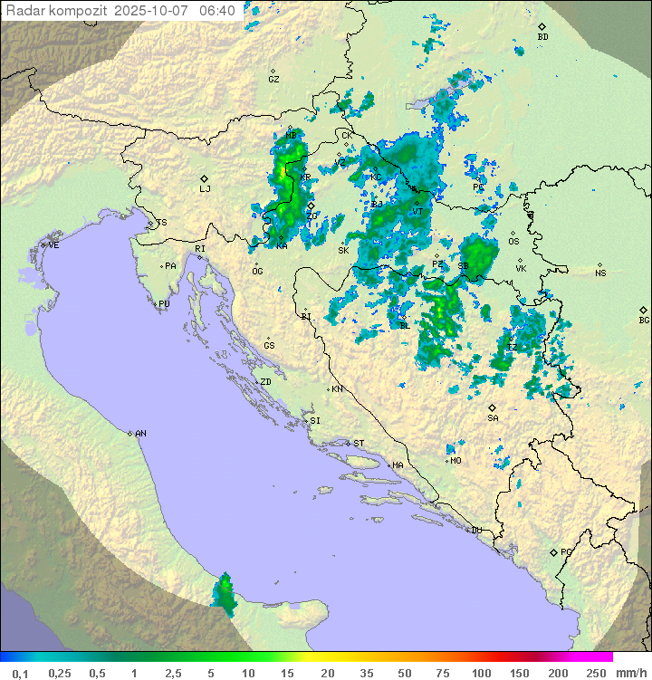 Padavine Hrvaška