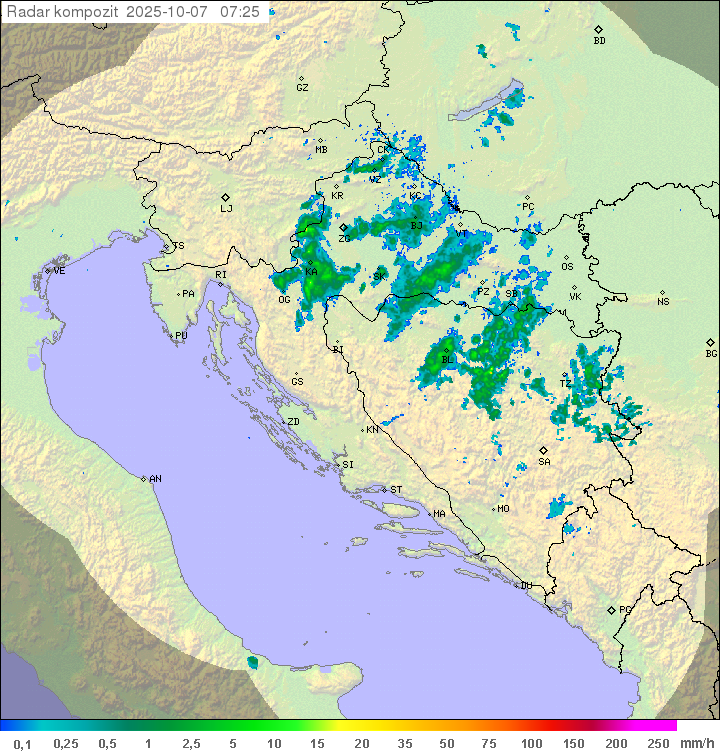 Padavine Hrvaška