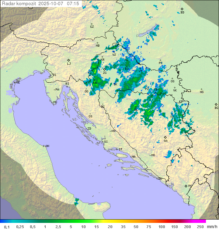 Padavine Hrvaška