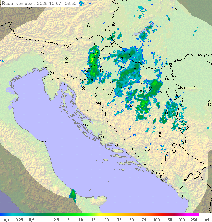Padavine Hrvaška