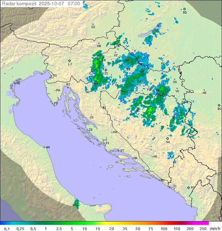 Padavine Hrvaška