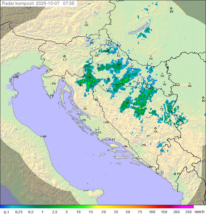 Padavine Hrvaška