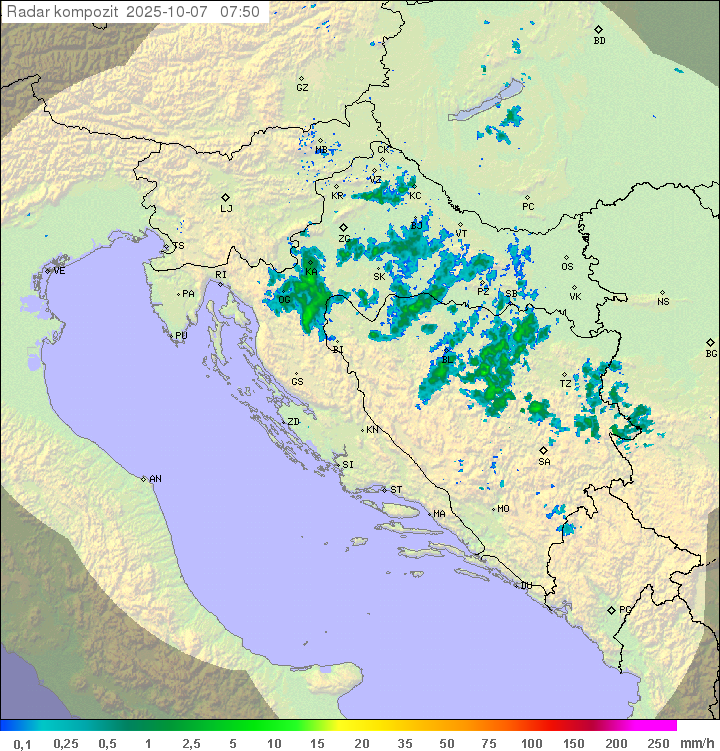 Padavine Hrvaška
