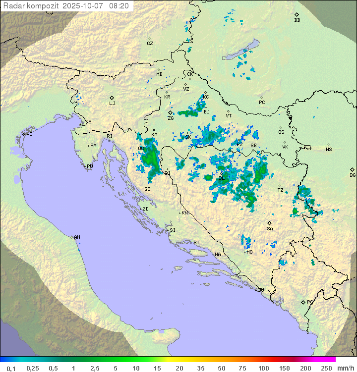 Padavine Hrvaška