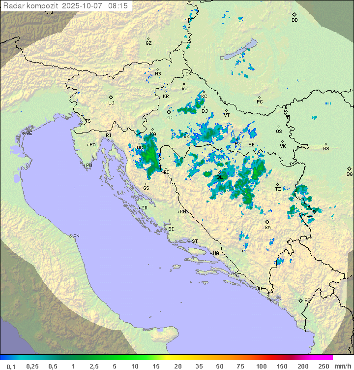 Padavine Hrvaška