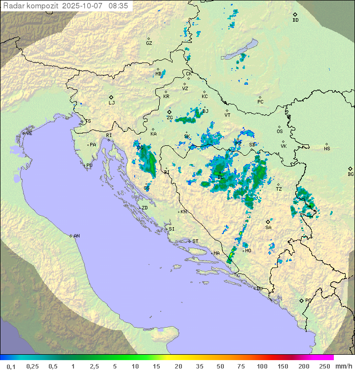 Padavine Hrvaška
