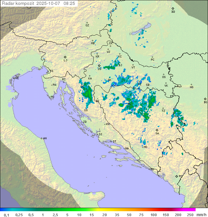 Padavine Hrvaška