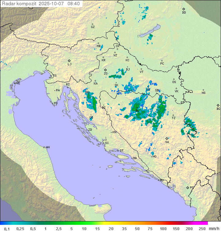 Padavine Hrvaška