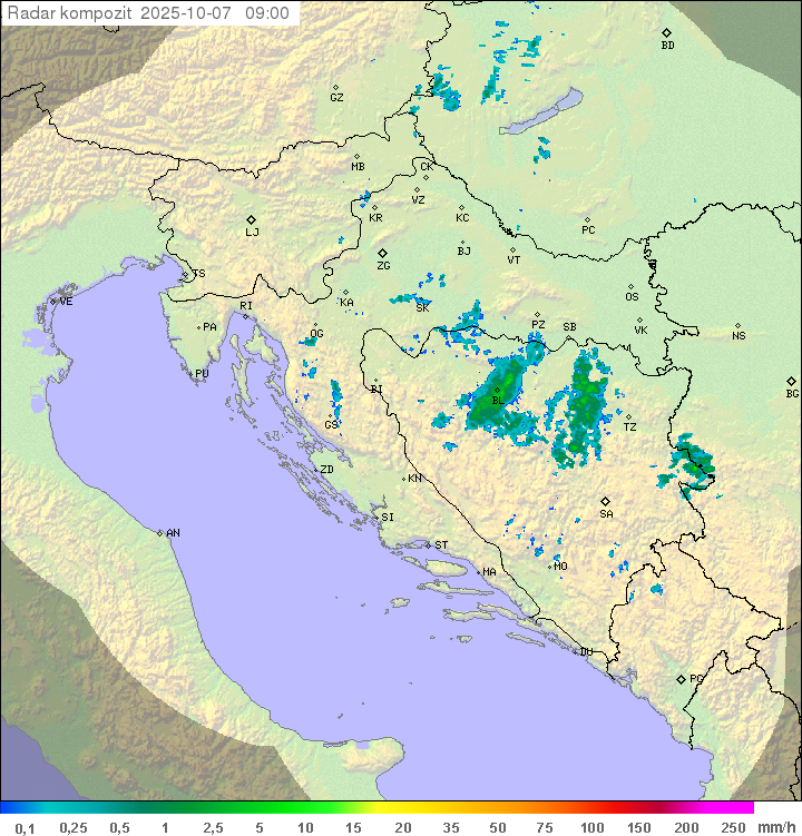 Padavine Hrvaška