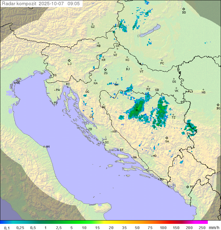 Padavine Hrvaška