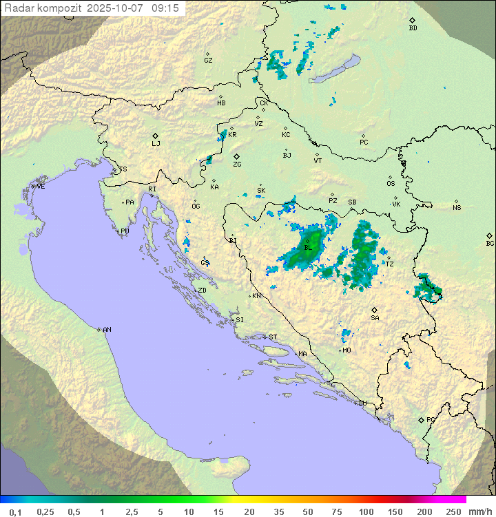 Padavine Hrvaška