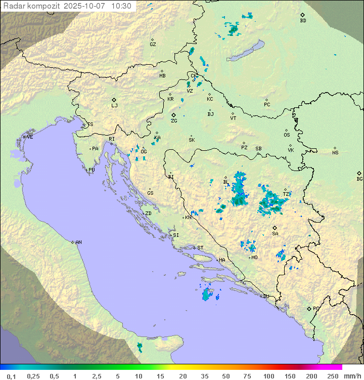 Padavine Hrvaška
