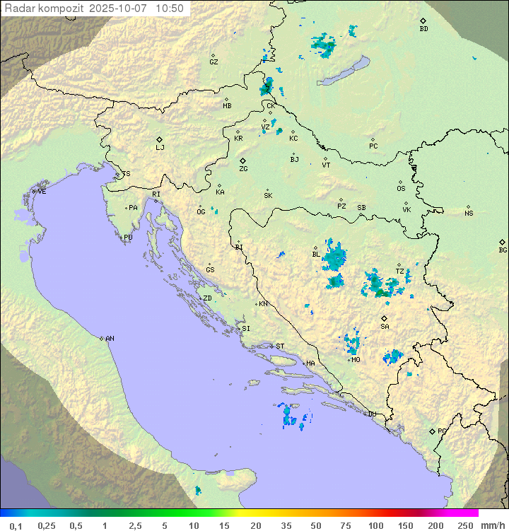 Padavine Hrvaška