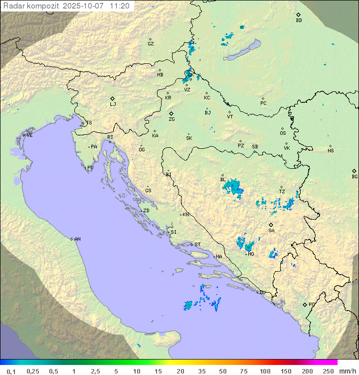 Padavine Hrvaška