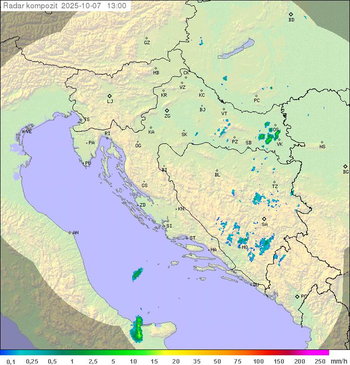 Padavine Hrvaška