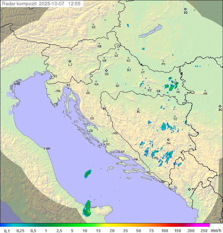 Padavine Hrvaška