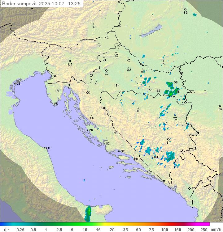 Padavine Hrvaška