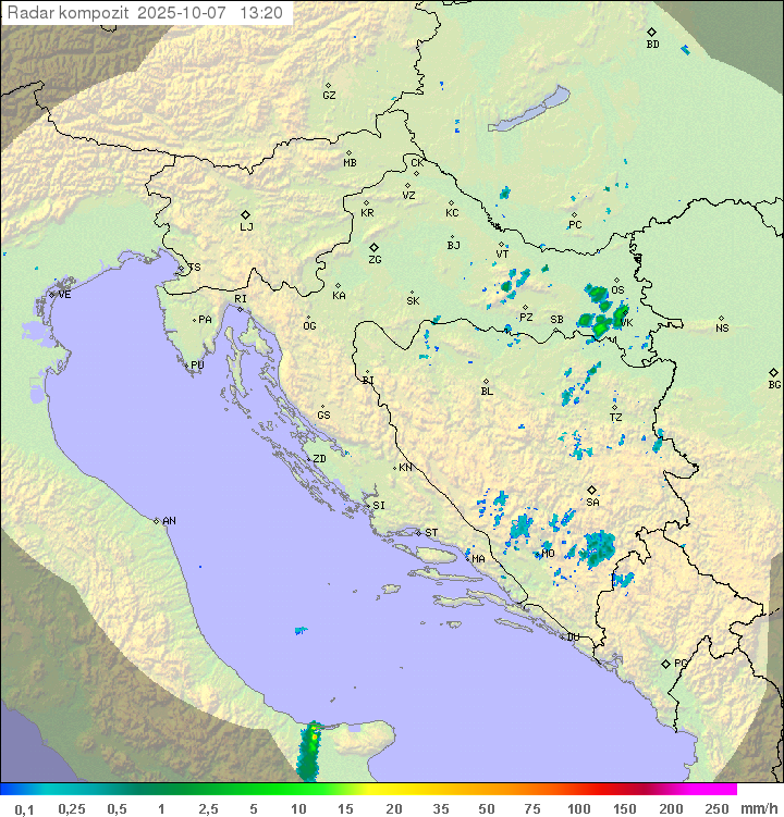 Padavine Hrvaška