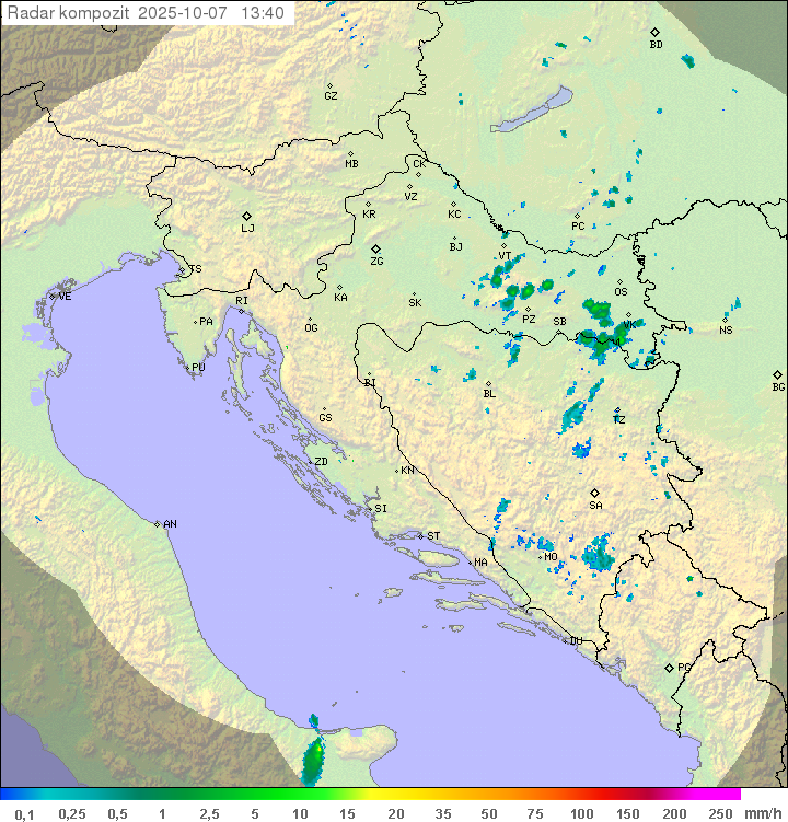 Padavine Hrvaška