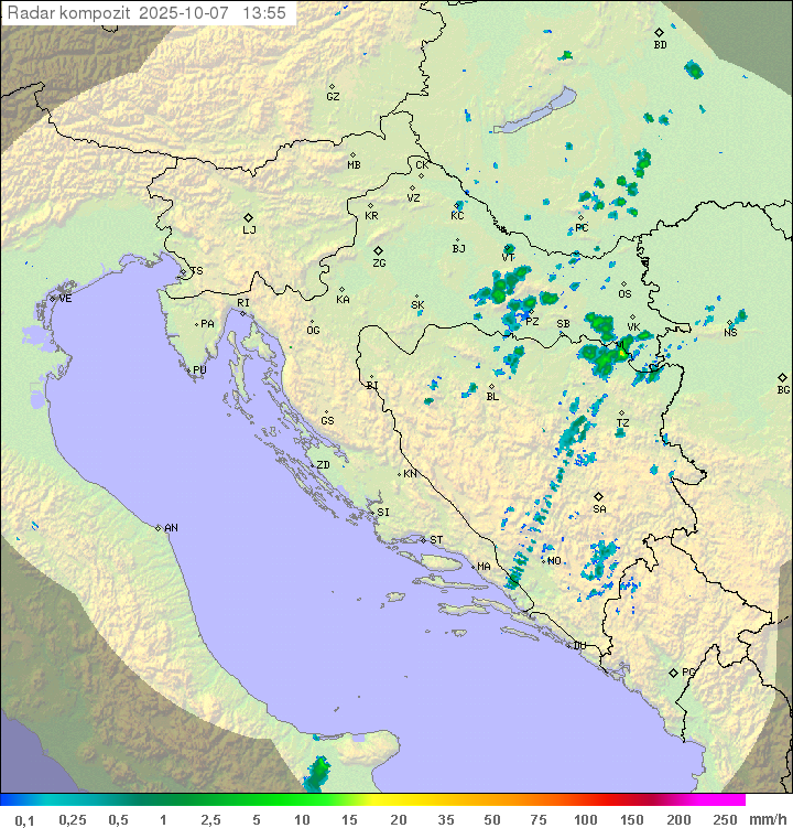 Padavine Hrvaška
