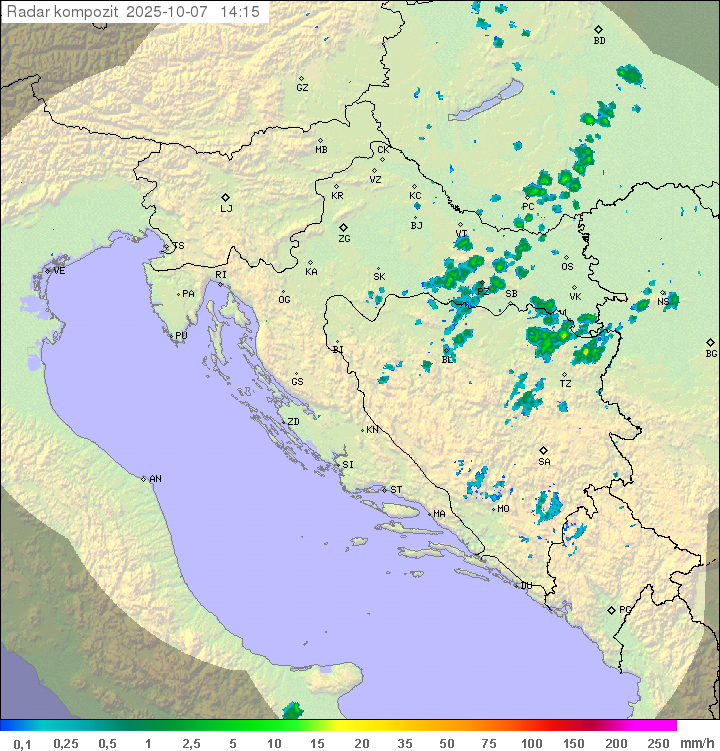 Padavine Hrvaška