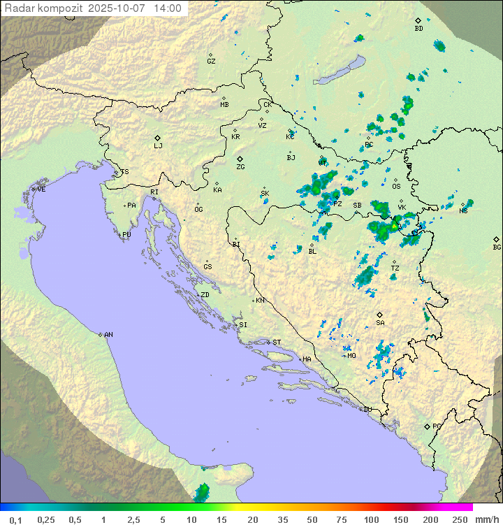 Padavine Hrvaška